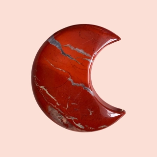 Červený jaspis Měsíc 4,5cm 