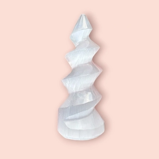 Selenit spirála 10 cm