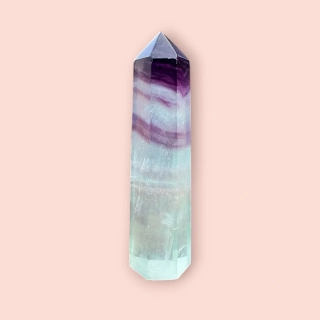 Fluorit obelisk 6,5 cm 